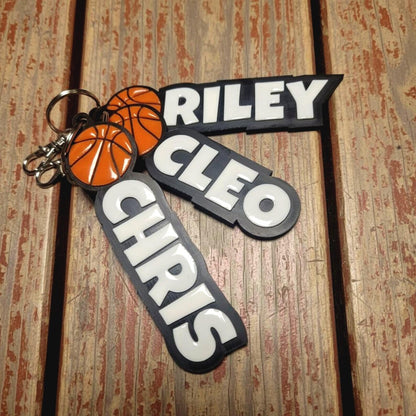 Basketball Style Bag Tag